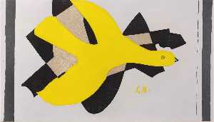 The bird and its shadow