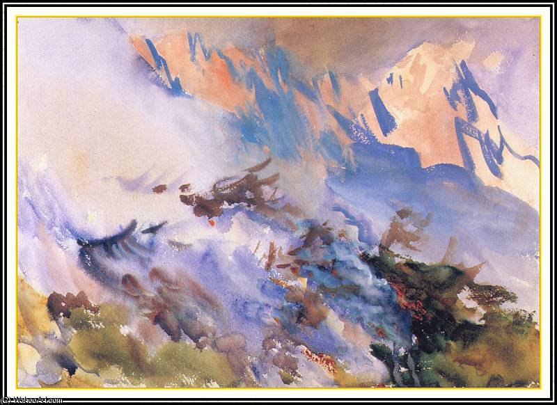 mountain-stream-john-singer-sargent