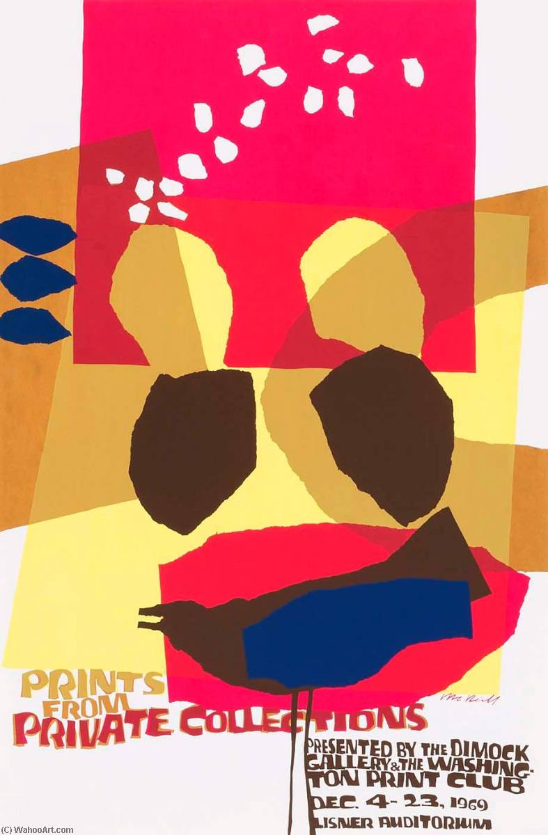 Drucke aus Privatsammlungen, 1969 von Lloyd Mcneill (19352021) Lloyd