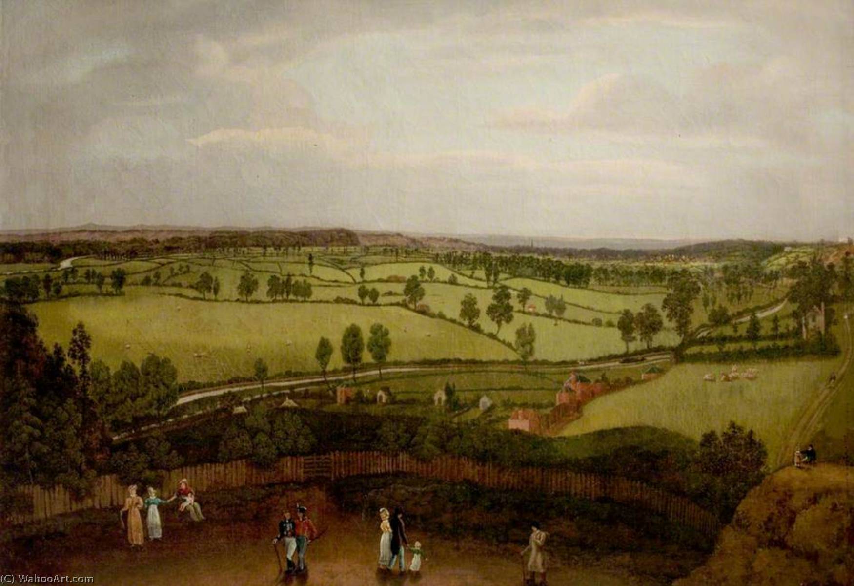 Reproducciones De Arte Nottingham Meadows del Rock Cliff, donde Lenton