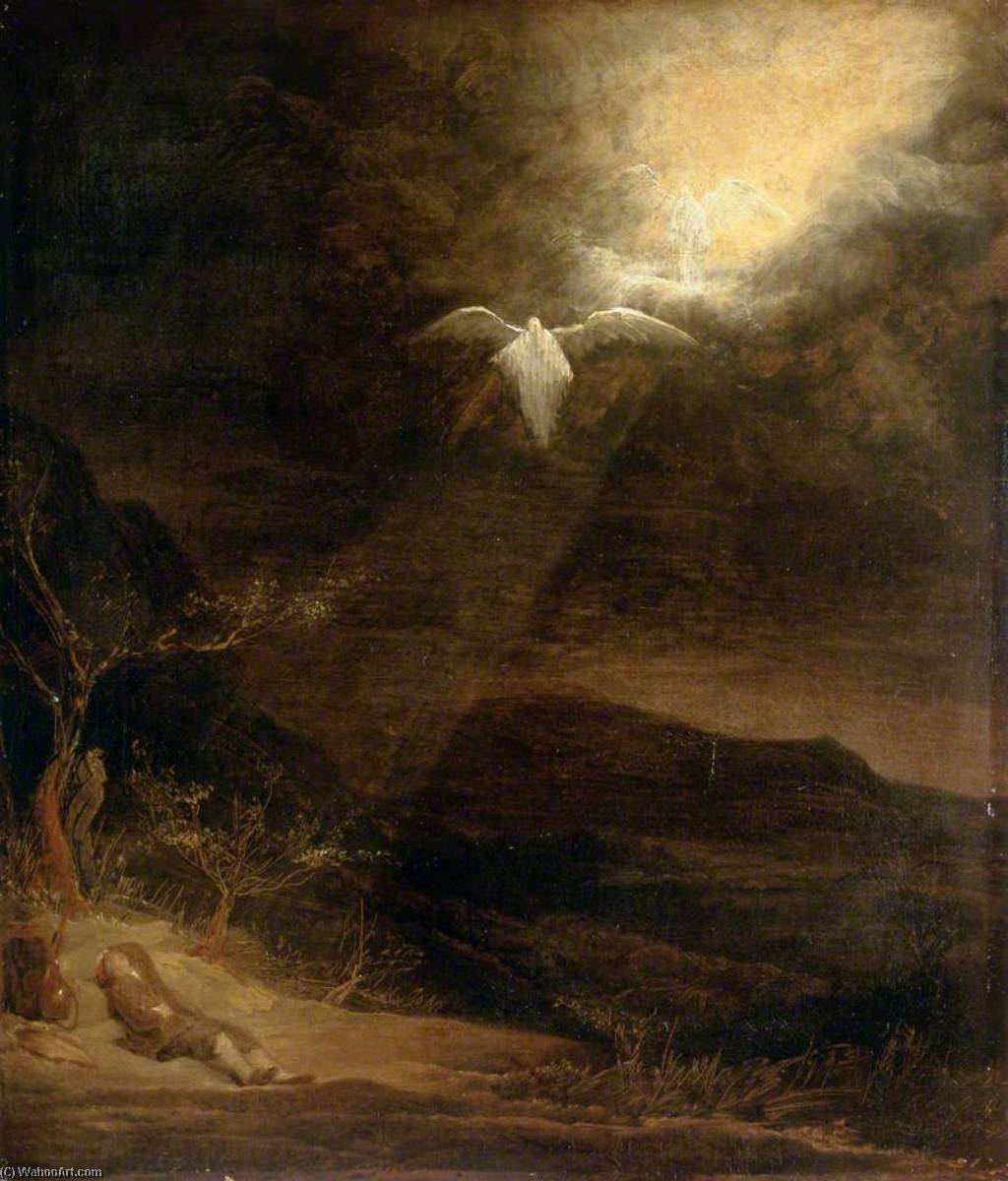 Art Reproductions Jacob`s Dream, 1715 by Aert De Gelder (16451645