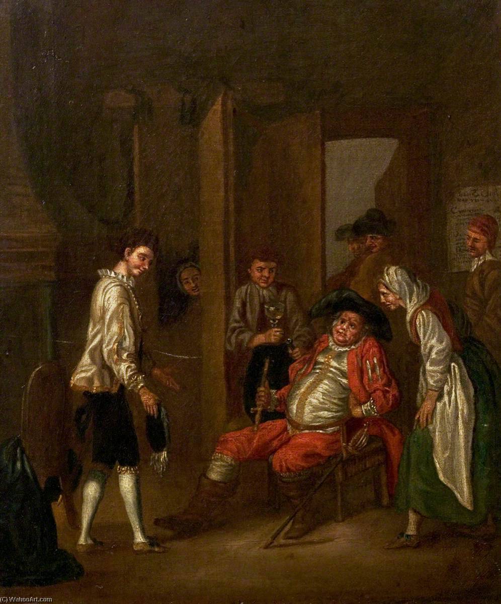 Artwork Replica Scene in the `Boar`s Head` Tavern from William