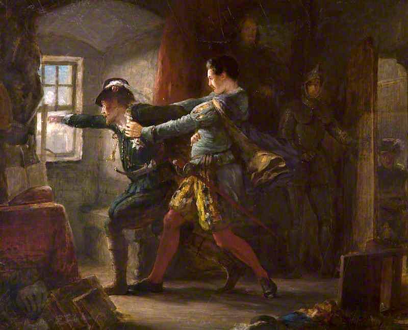 Artwork Replica The Gowrie Conspiracy, 1876 by John Maclaren Barclay (18111886)