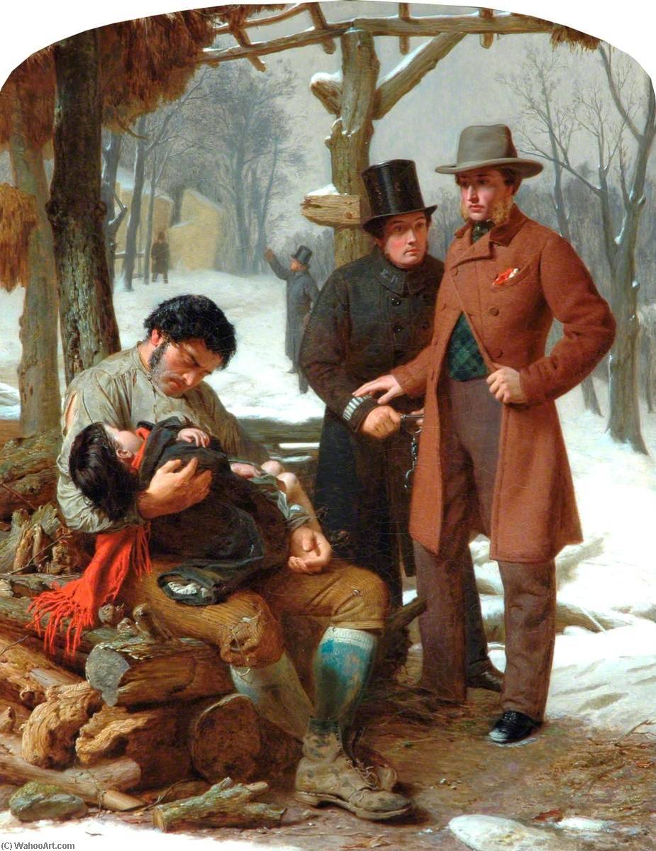 Museum Art Reproductions Silent Pleading, 1858 by Marcus Stone (1840