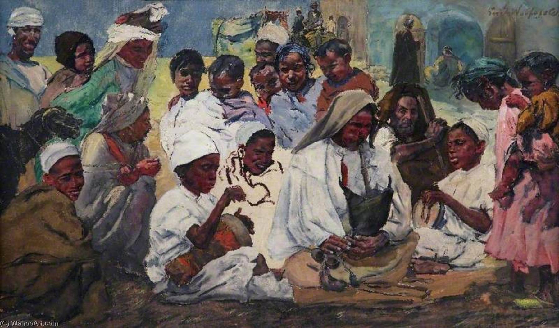 Moroccan Musicians by Erich Wolfsfeld (18841956) Erich Wolfsfeld
