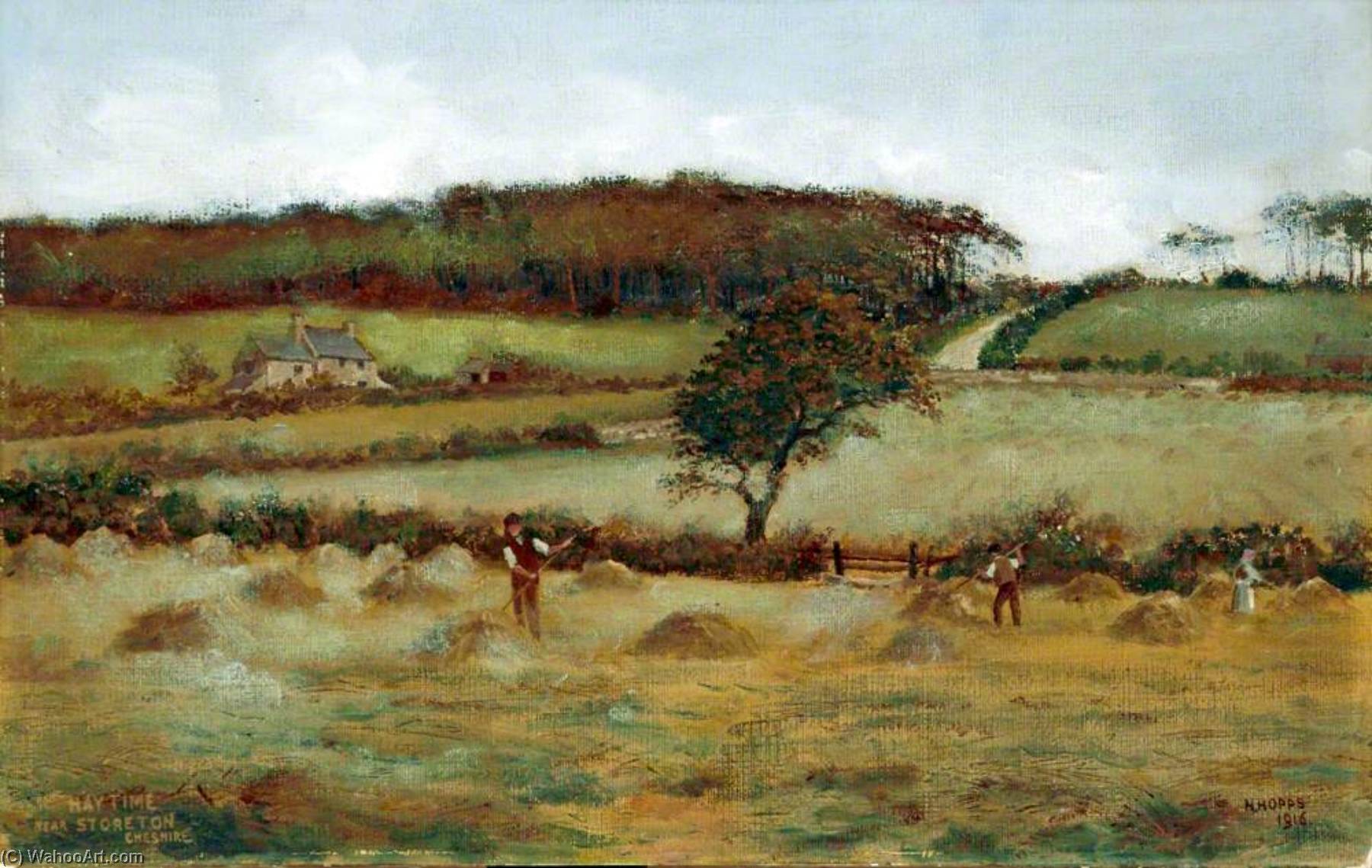 Art Reproductions Storeton Ridge, Wirral, 1916 by Harold Hopps (Inspired By) (18791967