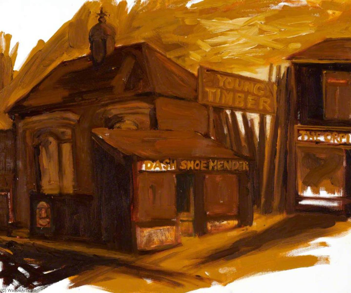 Reproductions D'art De Musée LE VIEUX VILLAGE salle , 2009 de Stephen