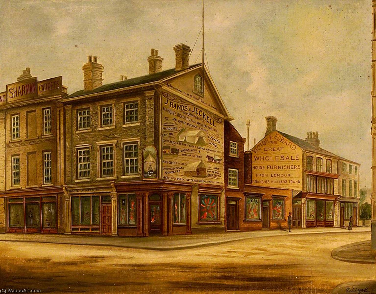 Art Reproductions Prince`s Street, Ipswich by William John Leggett (18561936)