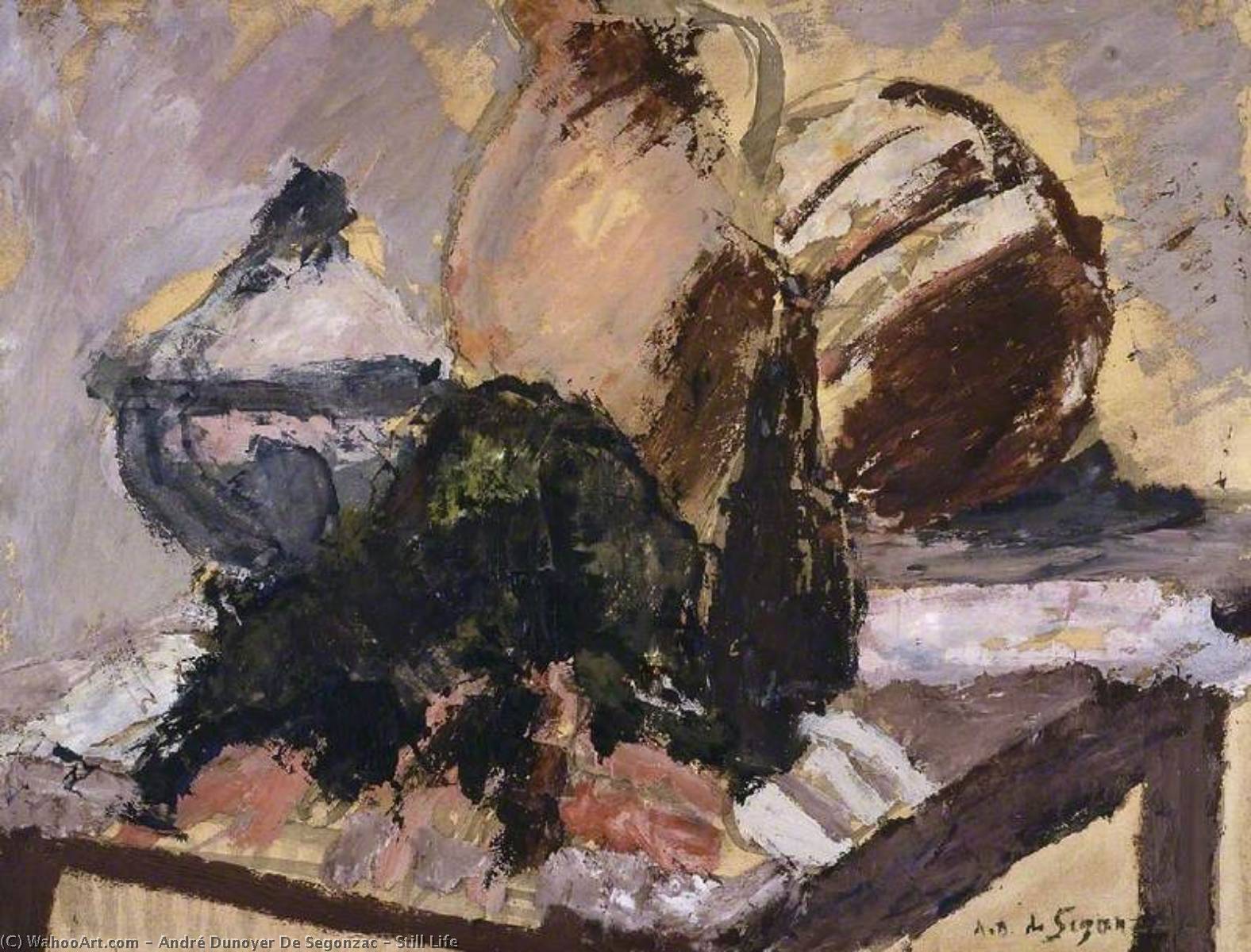 Still Life, 1921 by André Dunoyer De Segonzac (1884-1974) | Paintings ...