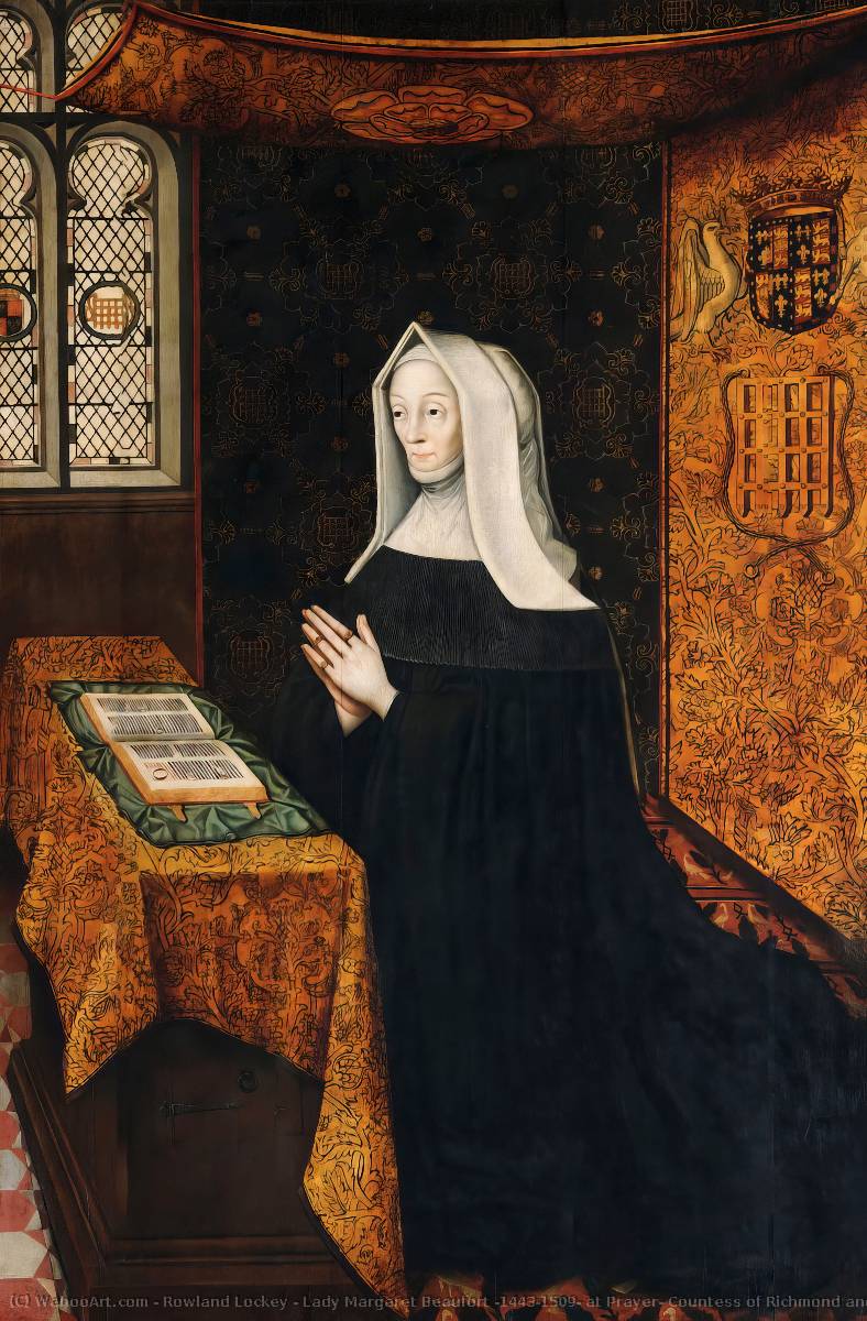 Kunstreproduktionen Lady Margaret Beaufort (14431509) im Gebet, Gräfin