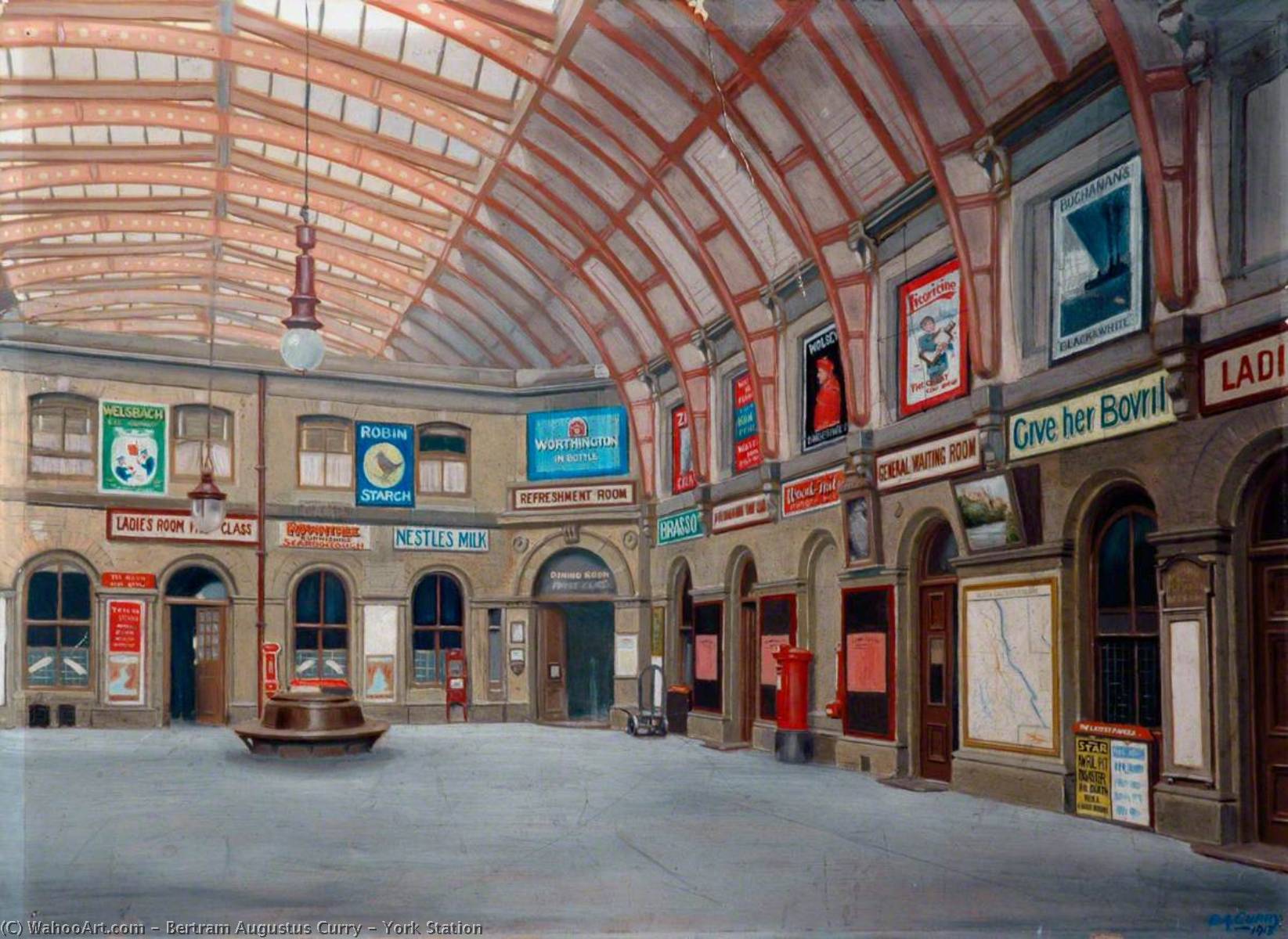 York Station, 1913 by Bertram Augustus Curry Bertram Augustus Curry ...