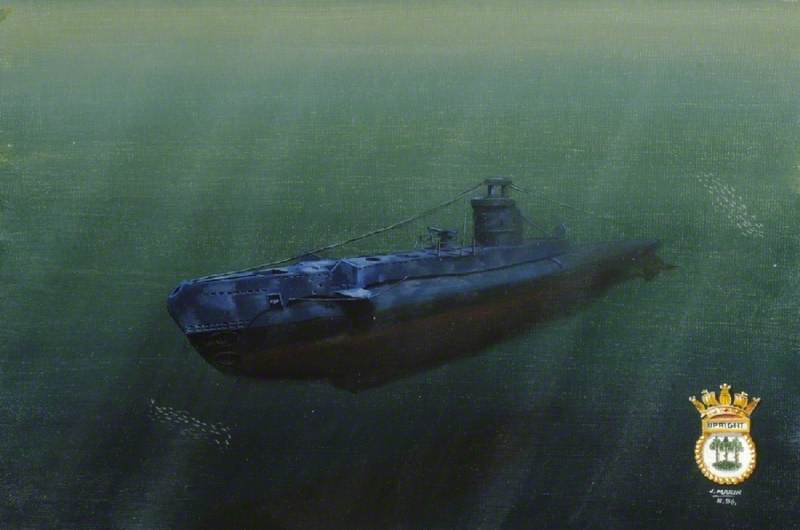 HMS `Upright` de Johne Makin Johne Makin