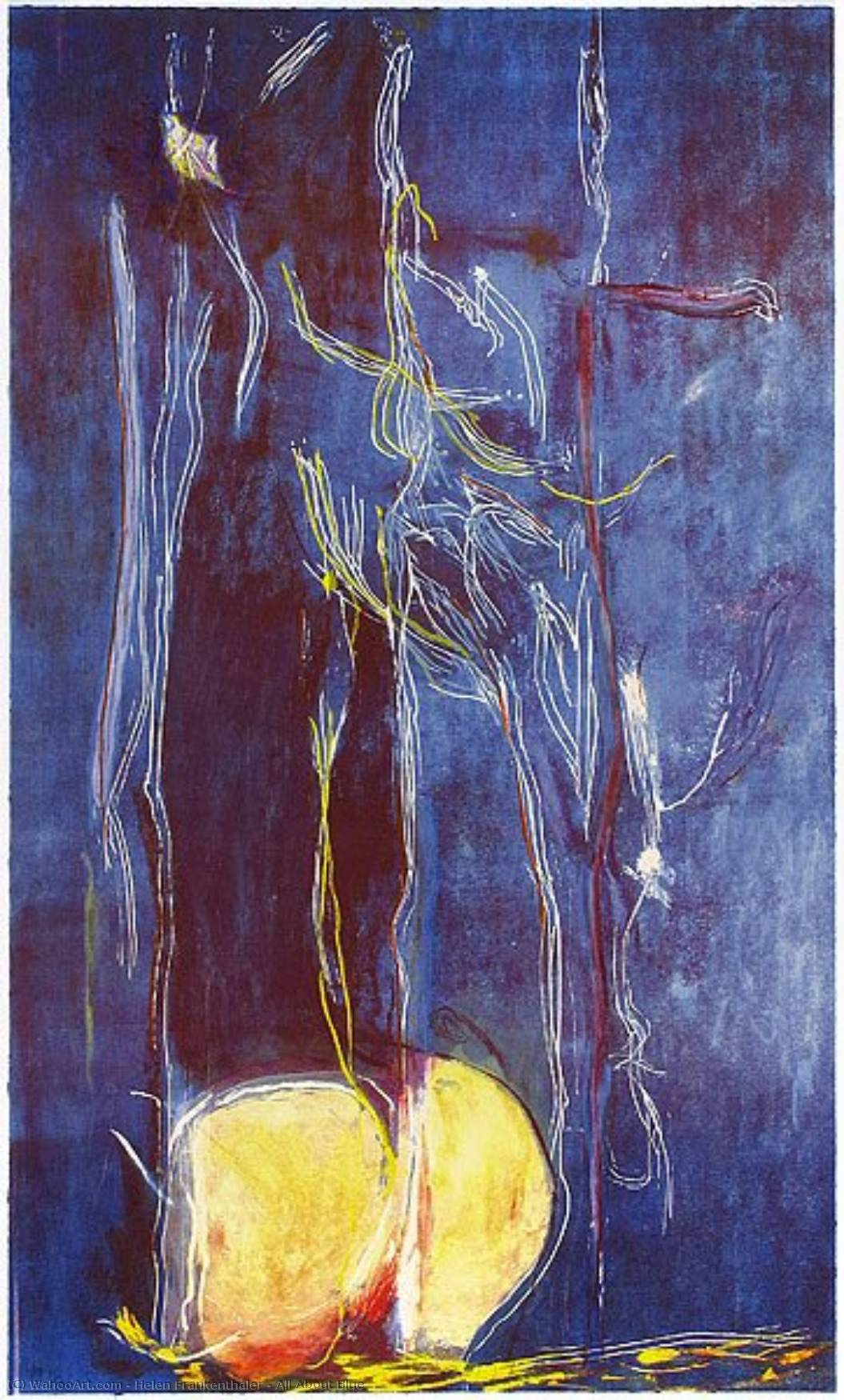 Tout sur le bleu, 1994 de Helen Frankenthaler (19282011, United States