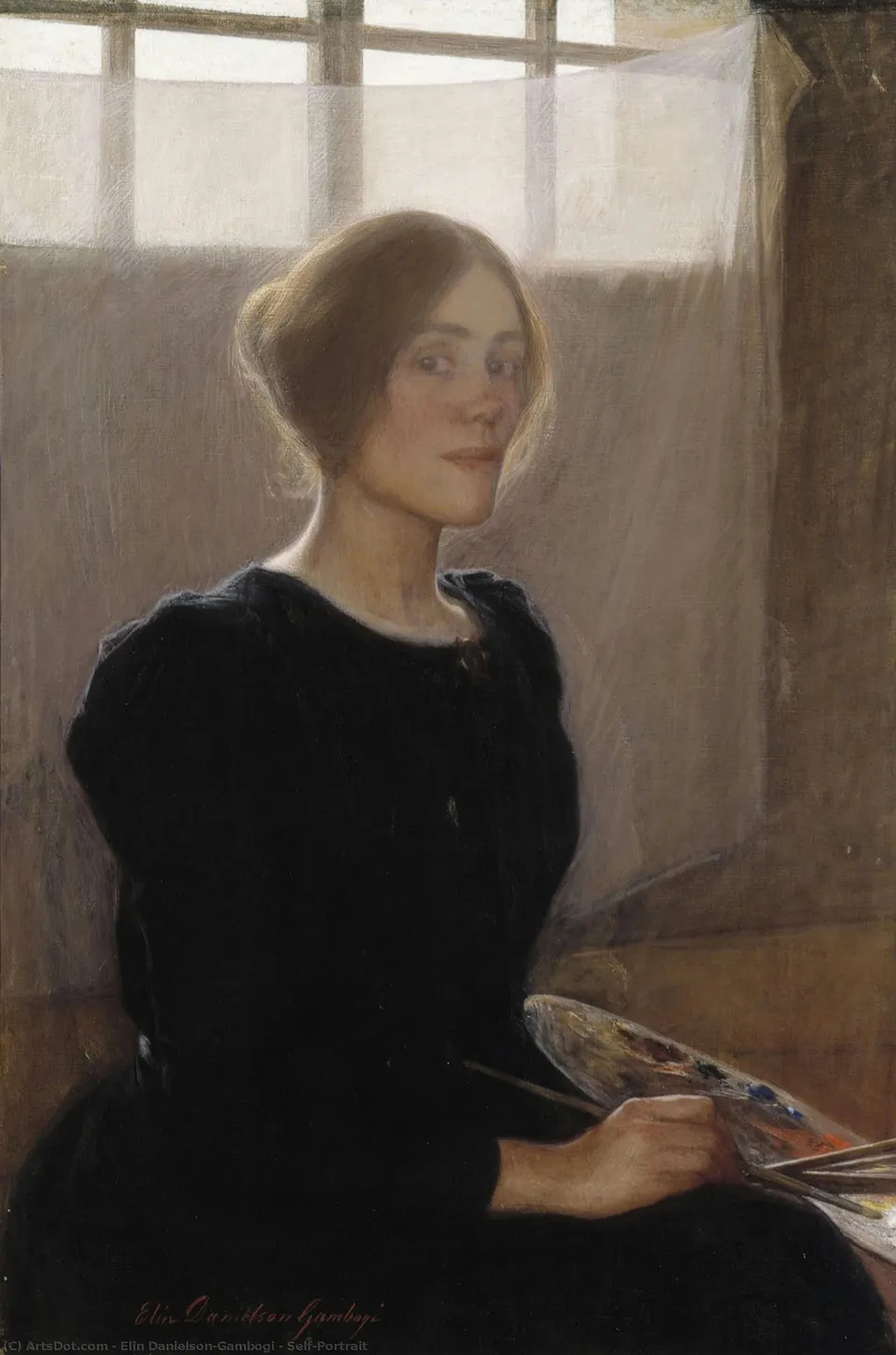 Self-portrait — Elin Danielson-gambogi
