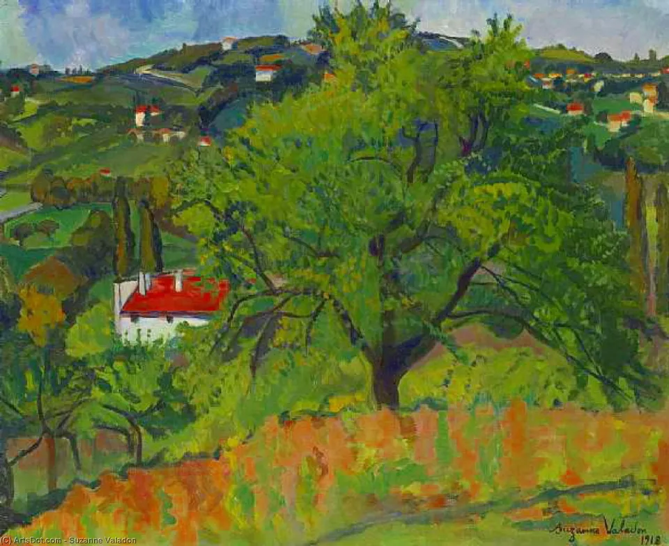 Farm Montcorin — Suzanne Valadonová