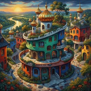 Friedensreich Hundertwasser: A Celebration of Organic Form & Rejection of Straight Lines