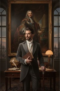 Timeless Sophistication: Iconic Masterpieces of the Elegant Gentleman and the Legacy of Baroque Portraiture