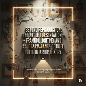 Gerahmter Glanz: Wie maßgeschneiderte Gestaltung, Beleuchtung und Platzierung Hotelkunst in museale Blickfänge für luxuriöse Interieurs verwandeln