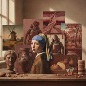 10 Masterpieces Defined by Warm Rosy Brown Tones