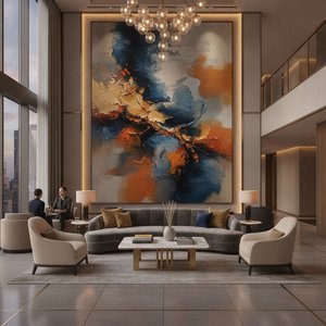 Definire lo Stile della Tua Casa con l'Arte Astratta Personalizzata: Un Approccio Innovativo per Interior Designer