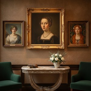 Timeless Female Portraits: A Procurement Guide to Premium Oil Reproductions for Luxury Hospitality & Commercial Interiors
