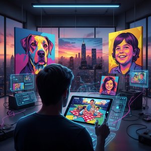 Transformišite Ličnu Fotografiju u Ikonično Pop-Art Delo: Instantna Reinterpretacija U Stilu Urbane Kulture