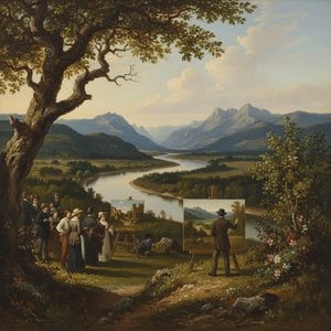Thomas George Webster: Navigating Genre Boundaries & American Identity in 19th-Century Landscape Painting