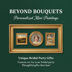 El Arte de Agradecer: Pinturas Personalizadas para Damas de Honor - Un Regalo Inolvidable