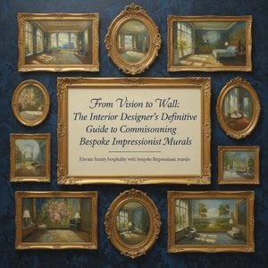 From Vision to Wall: The Interior Designer’s Definitive Guide to Commissioning Bespoke Large-Scale Murals