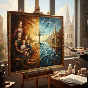 The Art of the Composite: Transforming Scattered Memories into Bespoke Oil Masterpieces at WahooArt