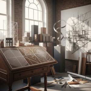 The Architecture of Vision: Mastering Geometry and Line in Fine Art Composition