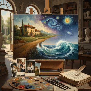 WahooArt.com F.A.Q.: The Art of Synthesis—Creating One Masterpiece from Multiple Photos with Our Multi-Photo Merging Service