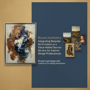 Beyond Aesthetics: Integrating Bespoke Art Curation as a Value-Added Service for Interior Design Professionals