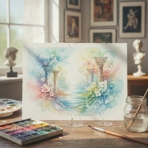 The Ethereal Beauty of Watercolor: A Masterclass in Capturing Light, Fluidity, and Art Historical Elegance