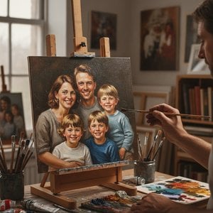 WahooArt.com F.A.Q.: How to Commission a Custom Hand-Painted Oil Portrait from Your Photos