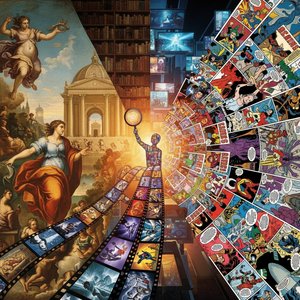 Del Lienzo a la Pantalla: Inspiración Cinematográfica y el Legado del Cómic en el Arte Moderno