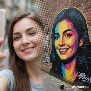 From Selfie to Street Art: Transform Your Photos into Iconic Pop Art Masterpieces with WahooArt AI