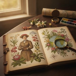 A Visionary in Bloom: The Global Botanical Artistry of Victorian Explorer Marianne North
