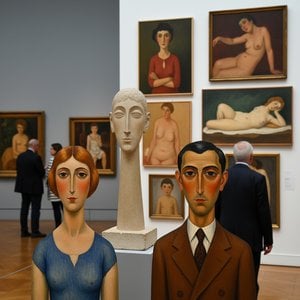 Modigliani's Masterpieces: 25 Iconic Paintings & Sculptures | WahooArt