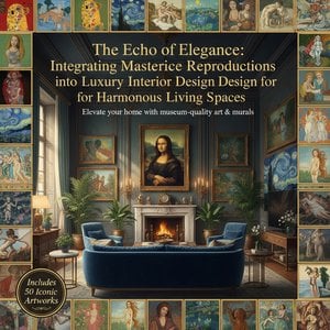 The Echo of Elegance: Integrating Masterpiece Reproductions into Luxury Interior Design for Harmonious Living Spaces