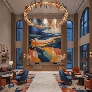 The Power of Palette: How Curated Color and Masterful Art Transform Hospitality Interiors
