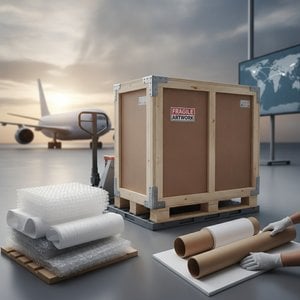 WahooArt.com F.A.Q.: Secure Global Shipping & Professional Art Packaging for the Discerning Collector
