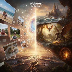 Beyond Reality: Transform Your Memories into Epic Fantasy Masterpieces with WahooArt’s AI-Driven Oil Painting Magic