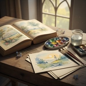 Ephemeral Visions: Exploring the History & Emotional Resonance of Watercolor Painting
