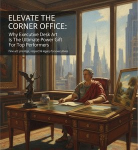 Elevate the Corner Office: Why Executive Desk Art is the Ultimate Power Gift for Top Performers