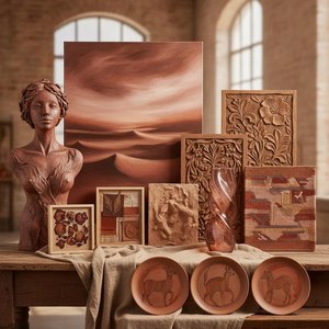 10 Masterpieces Defined by Warm Rosy Brown Tones