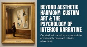 Beyond Aesthetic Harmony: Custom Art & the Psychology of Interior Narrative