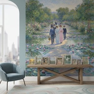 Order a reproduction of Landscape with River - Pierre-Auguste Renoir