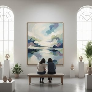 The Evocation of Serenity: Exploring Emotional Resonance & Aesthetic Qualities in Artworks