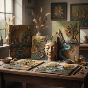 Terre et Émotion : La Résonance Affective des Couleurs Terrestres dans l'Art